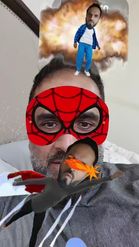 Preview for a Spotlight video that uses the Super Heros Lens