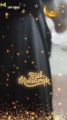 Preview for a Spotlight video that uses the Eid Mubarak! Lens