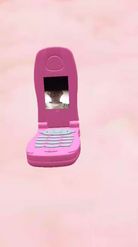 Preview for a Spotlight video that uses the Pink Flip Phone Lens