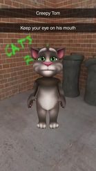 Preview for a Spotlight video that uses the Talking Tom Lens