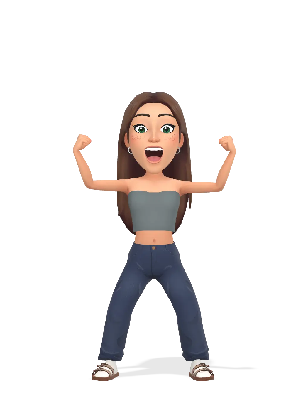 3D Bitmoji for agnes.schultz avatar
