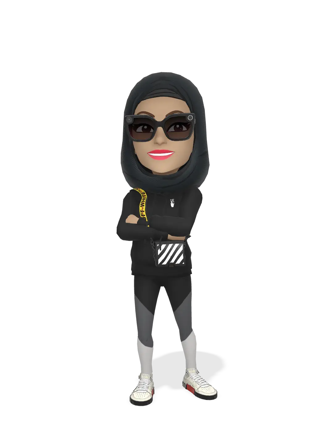 3D Bitmoji for t_fatima avatar