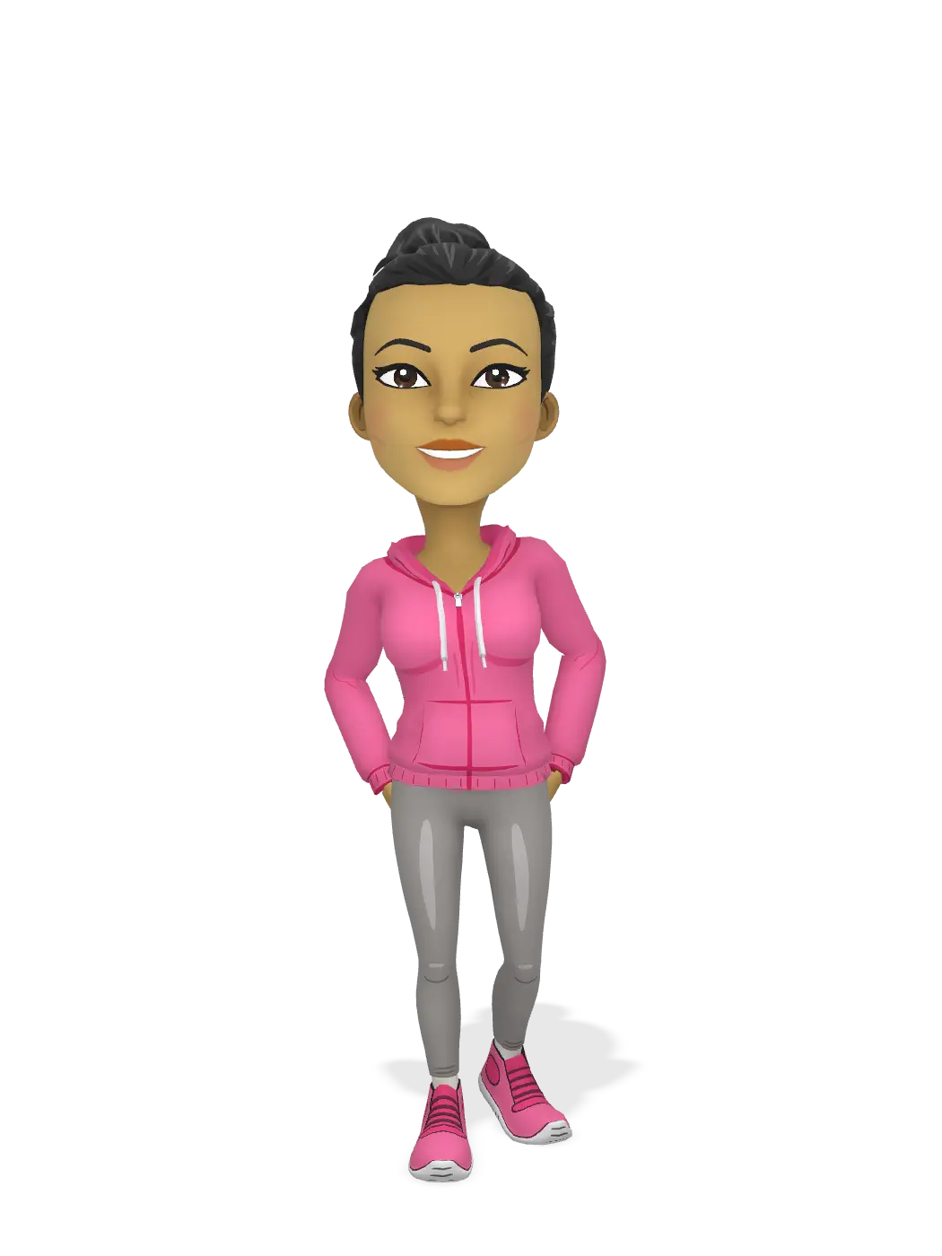 3D Bitmoji for farrahfete avatar