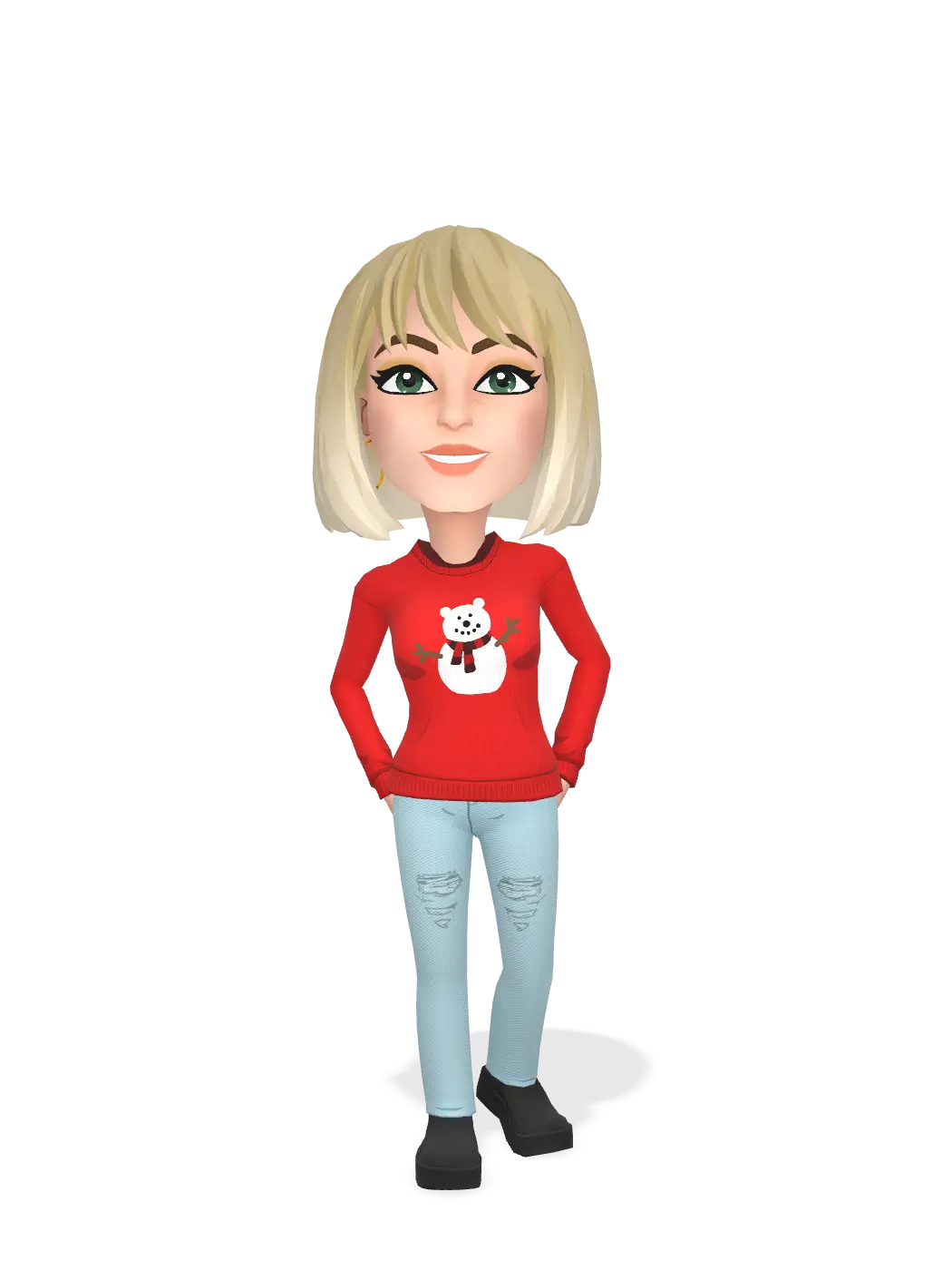 3D Bitmoji for kimgarst avatar