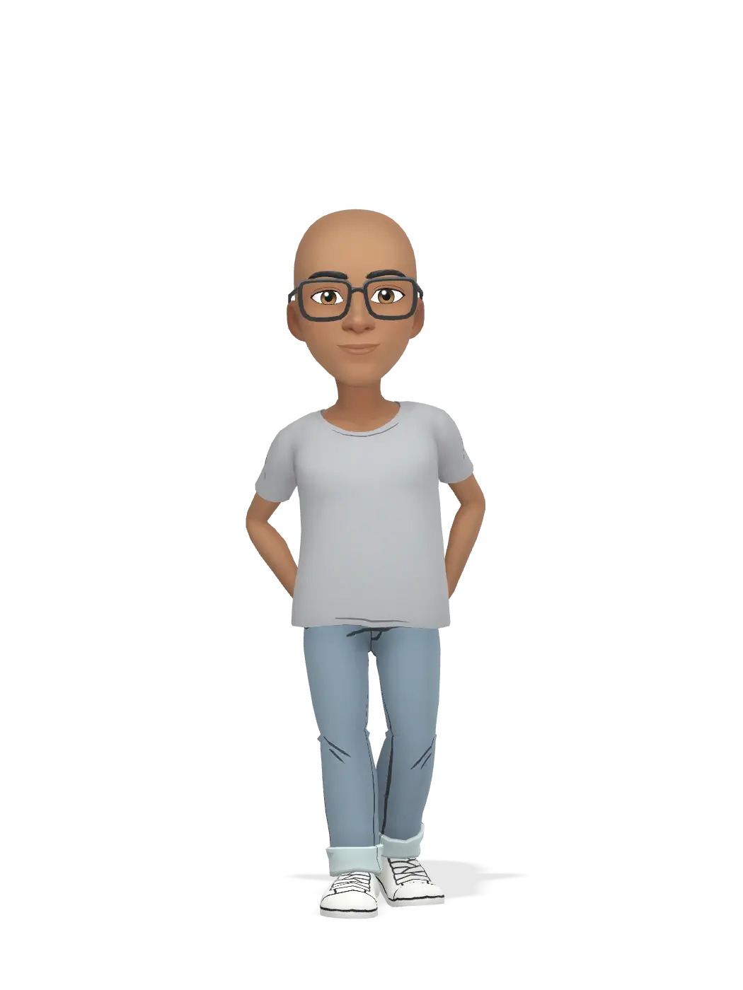 3D Bitmoji for djqtip1 avatar