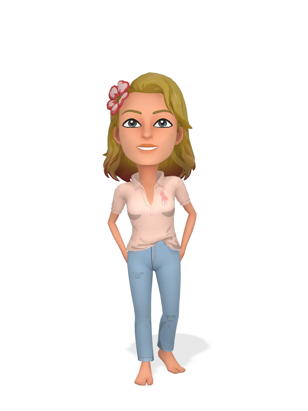 3D Bitmoji for alinevalois20 avatar