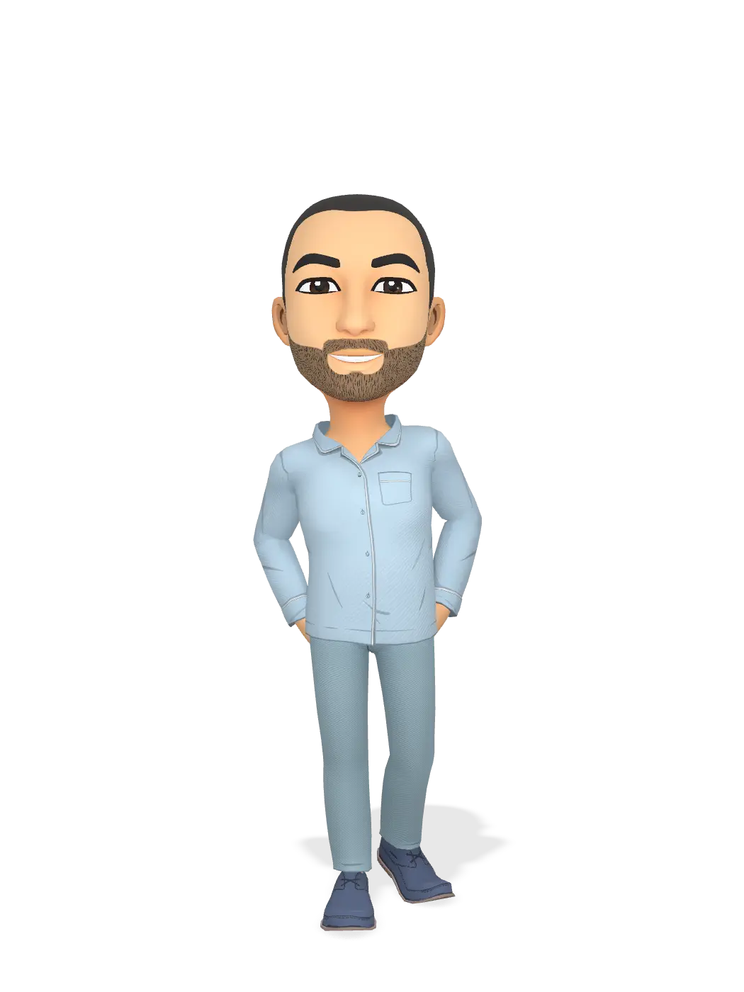 3D Bitmoji for danielkubinsky avatar
