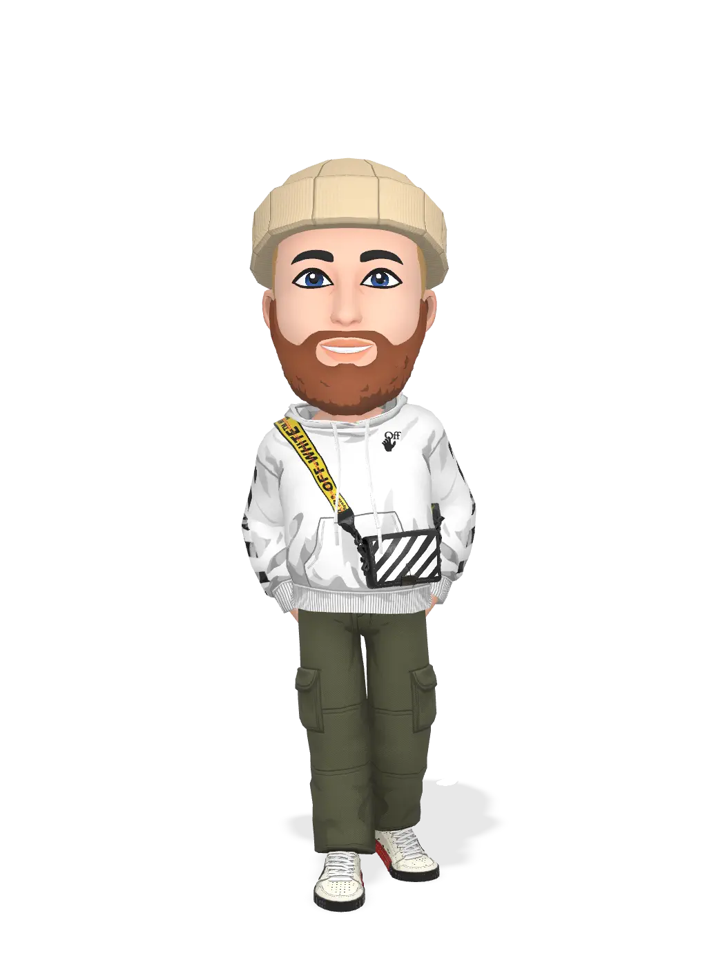 3D Bitmoji for rowlanmusic avatar
