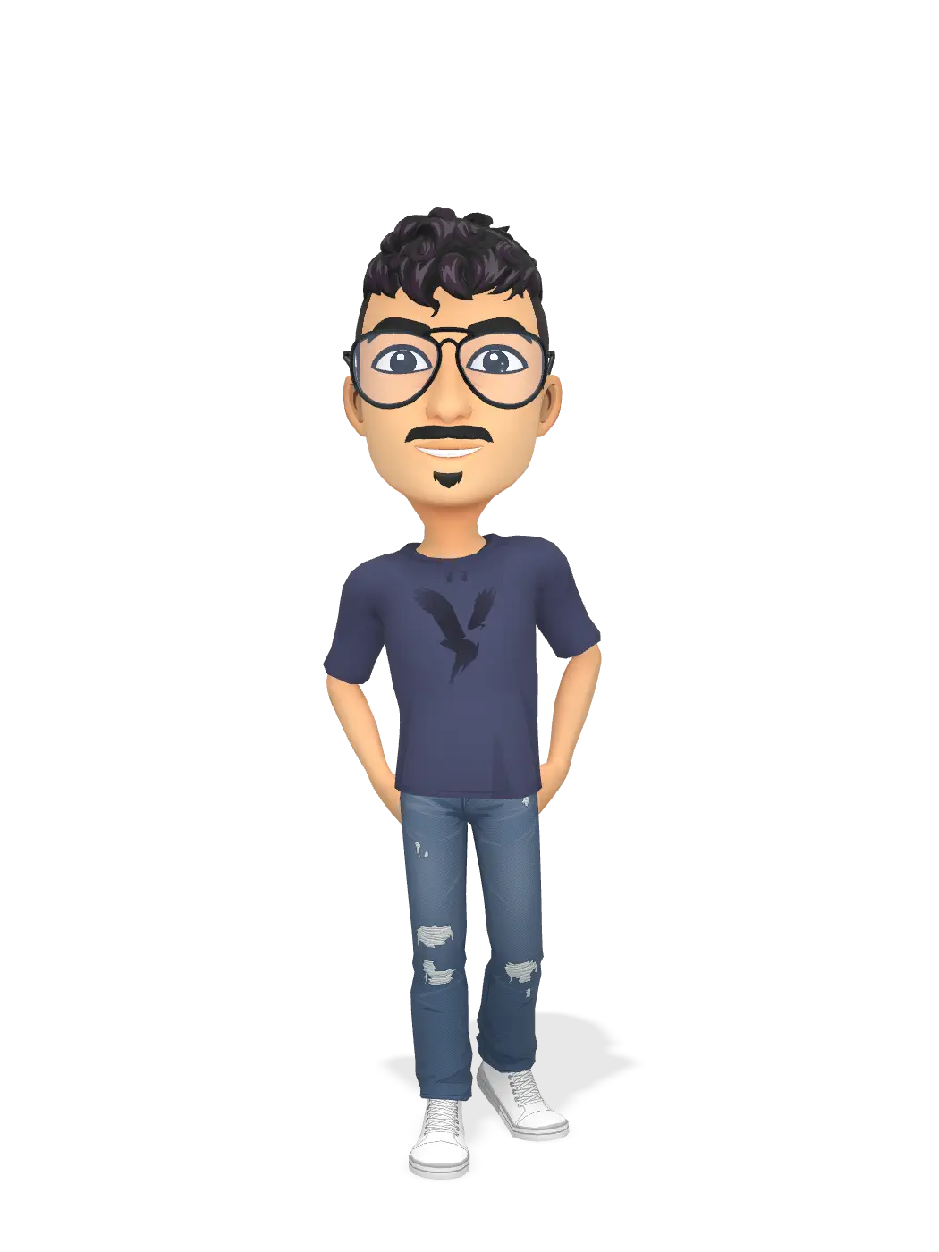 3D Bitmoji for ahmed3n1 avatar