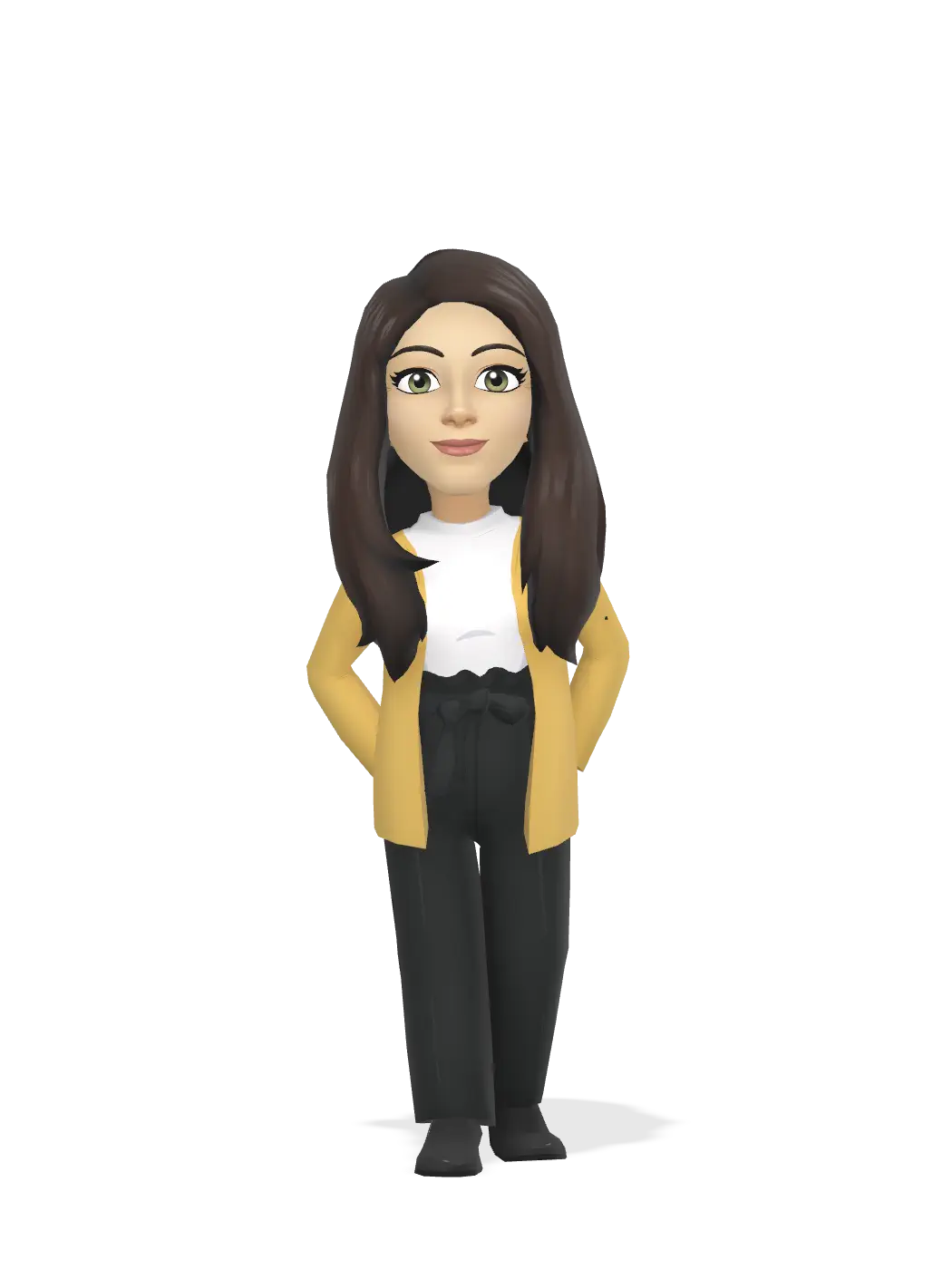 3D Bitmoji for amira_alsaidi avatar