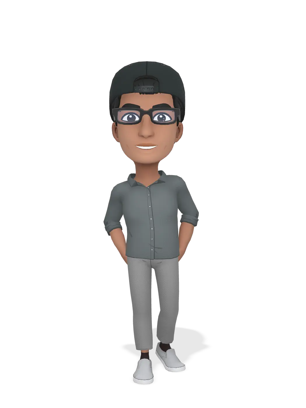 3D Bitmoji for inspired_adrian avatar