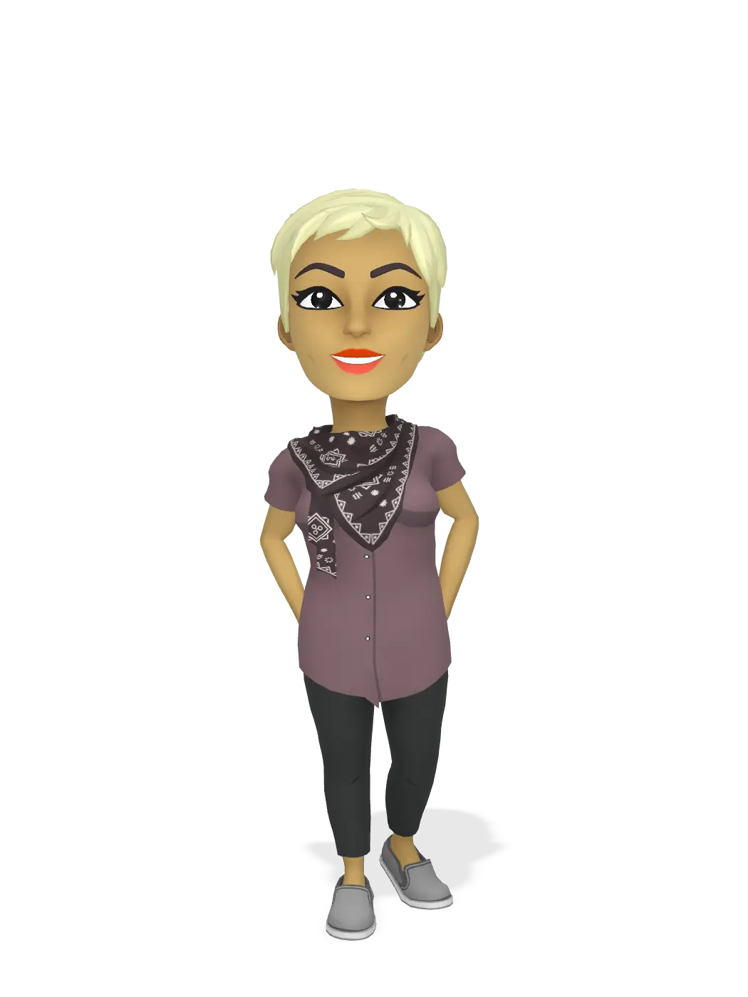 3D Bitmoji for buffflufff avatar