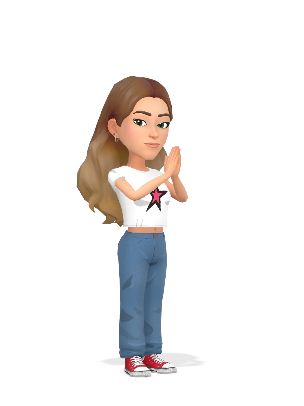 3D Bitmoji for mariellaluk avatar