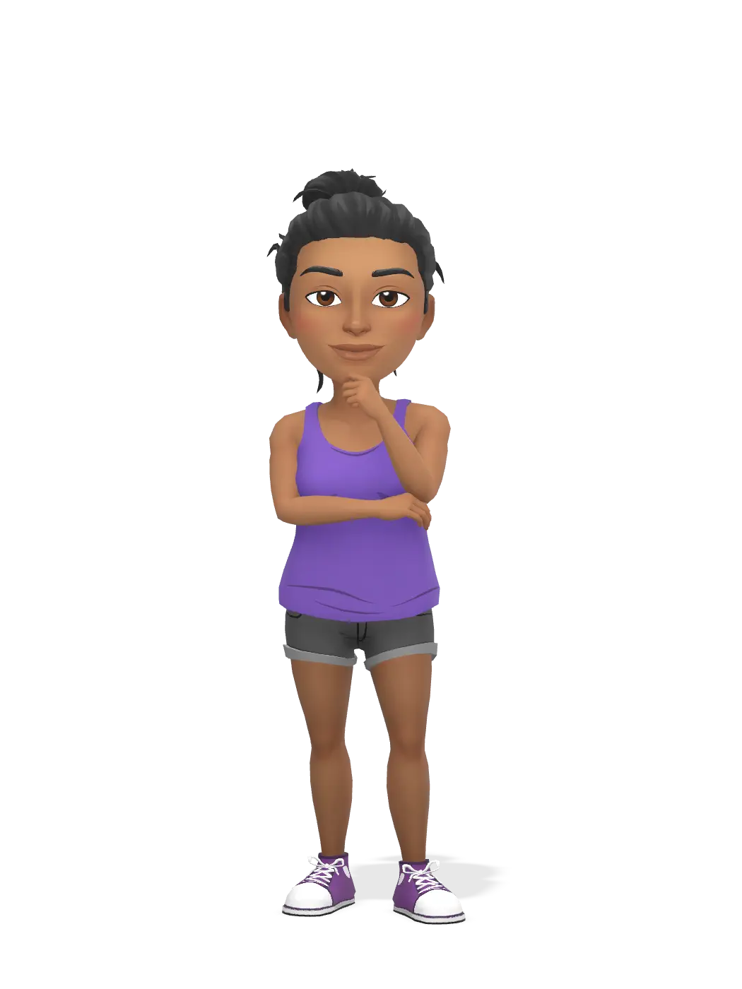 3D Bitmoji for asmamohamme1999 avatar