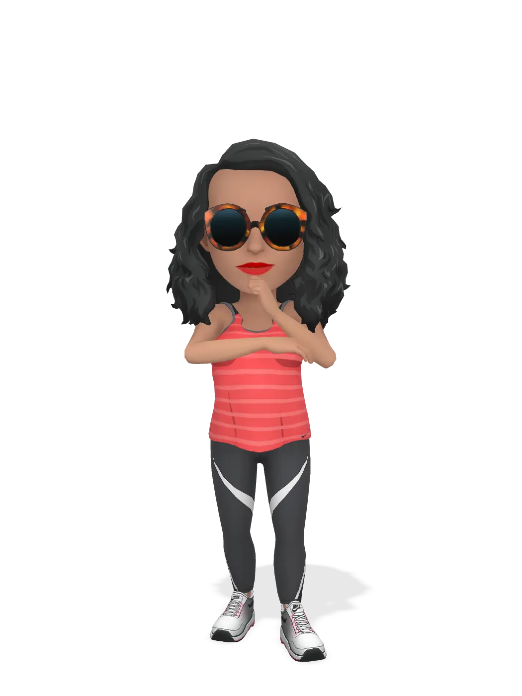 3D Bitmoji for shoe-addiction avatar