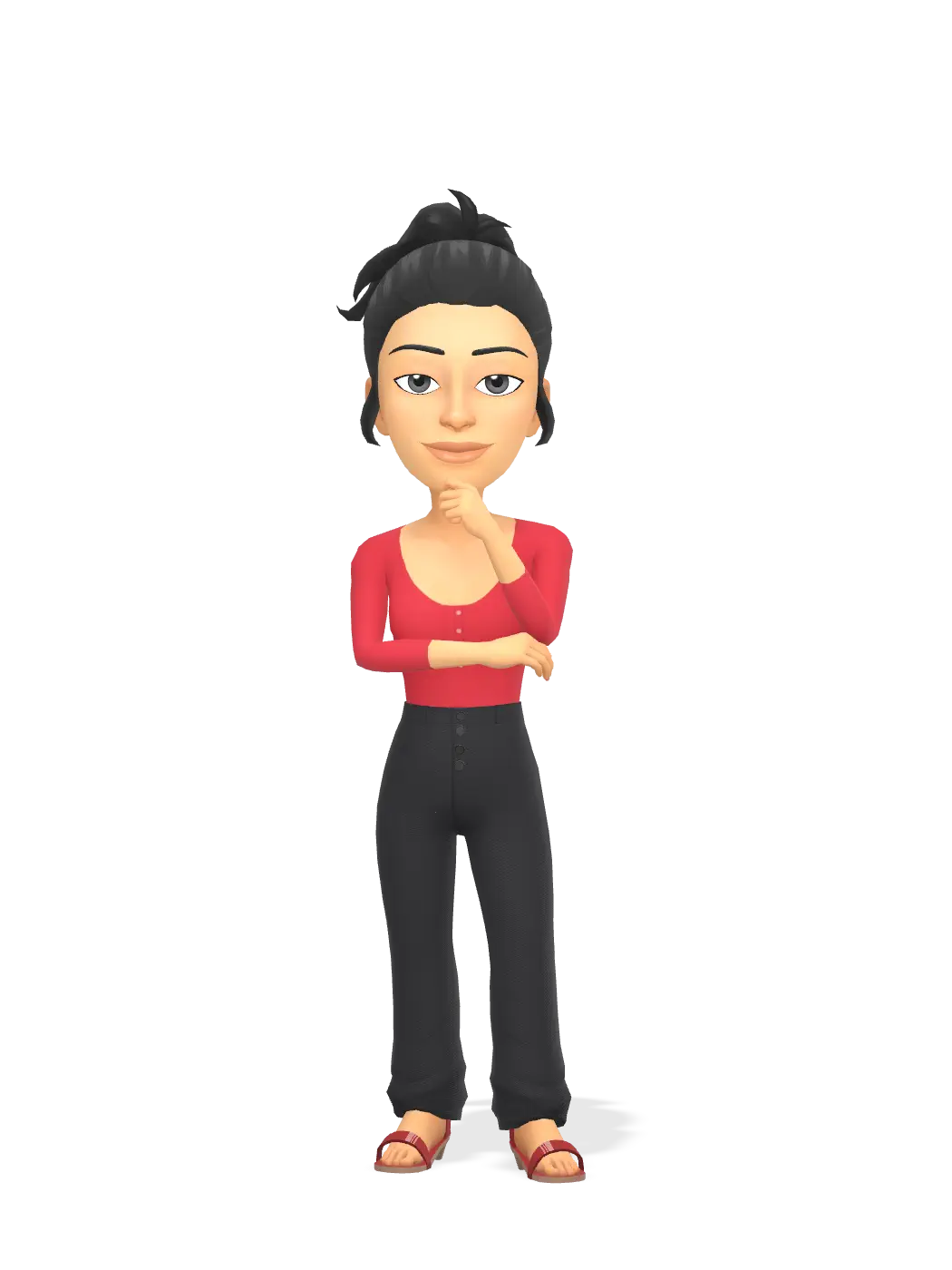 3D Bitmoji for h.7h78 avatar