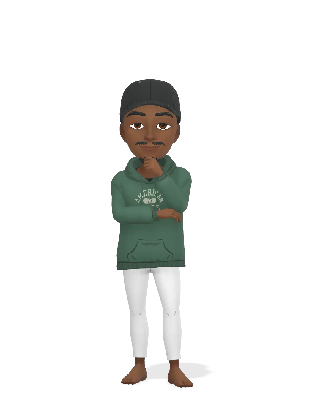 3D Bitmoji for baba1z avatar