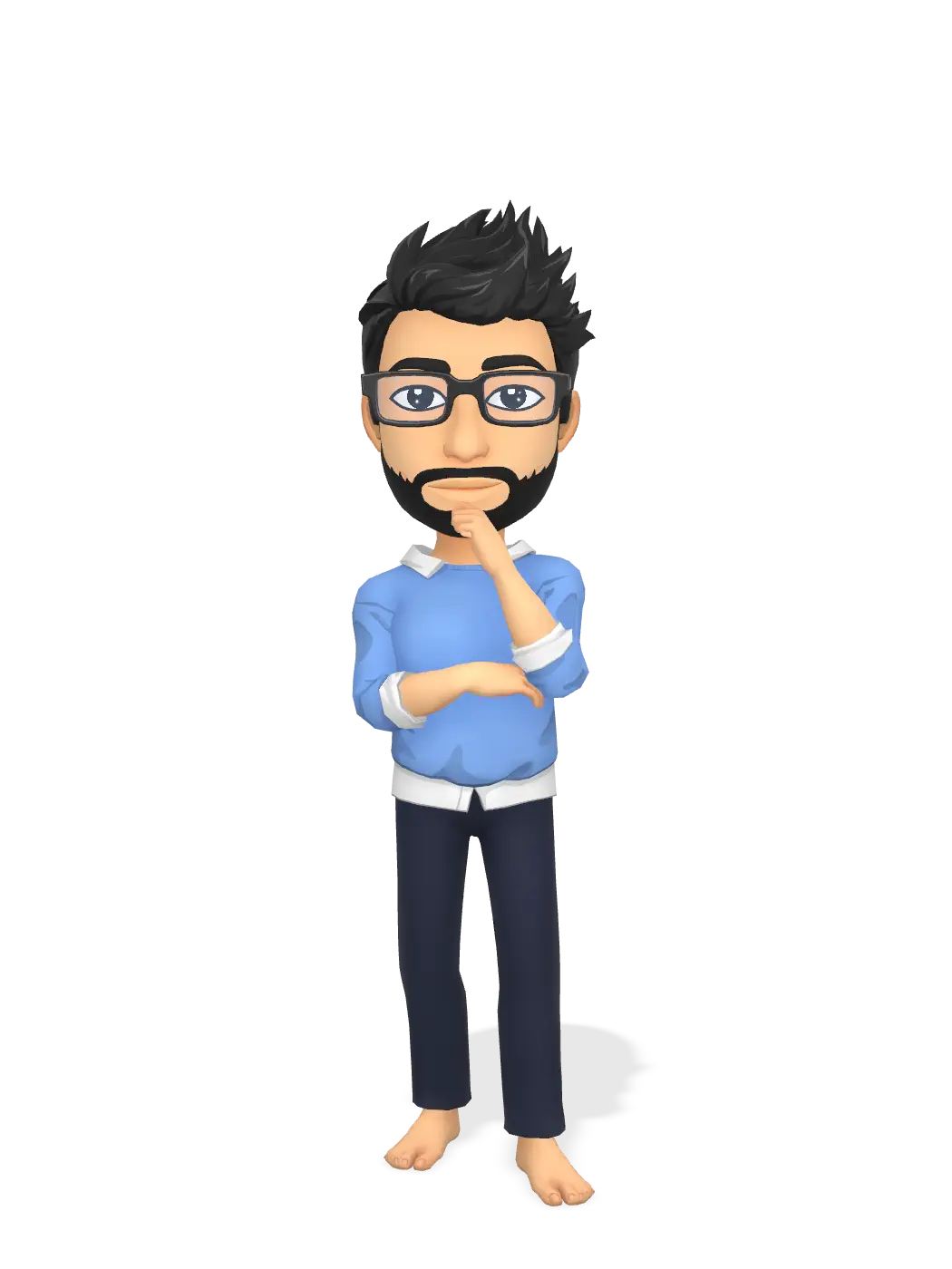 3D Bitmoji for praneeth2076 avatar