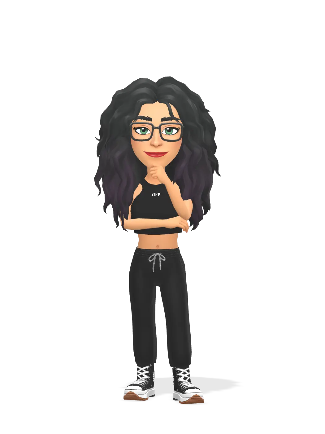 3D Bitmoji for fridaloveflores avatar