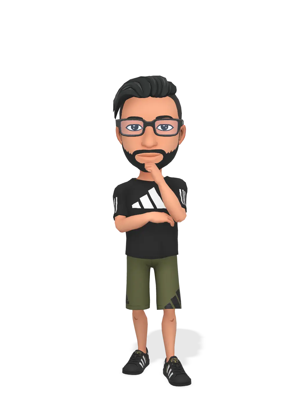 3D Bitmoji for vikarsh.singh avatar