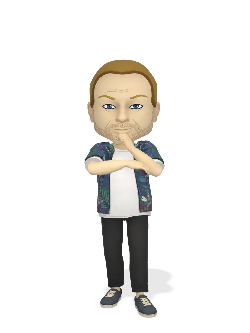 3D Bitmoji for rggedu avatar