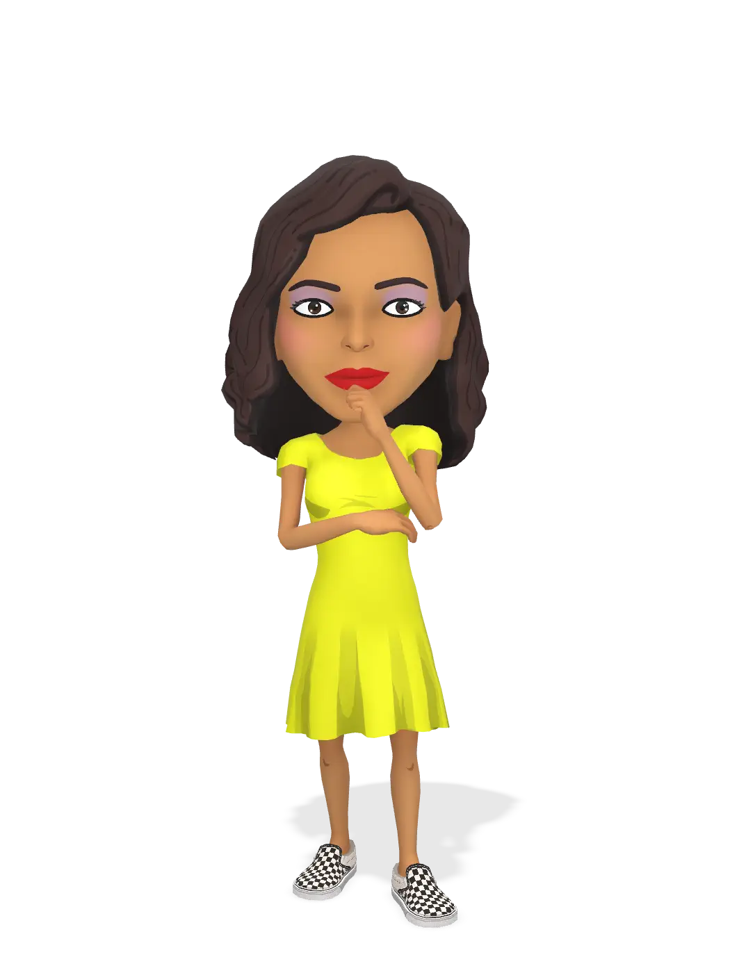 3D Bitmoji for monilandivar25 avatar