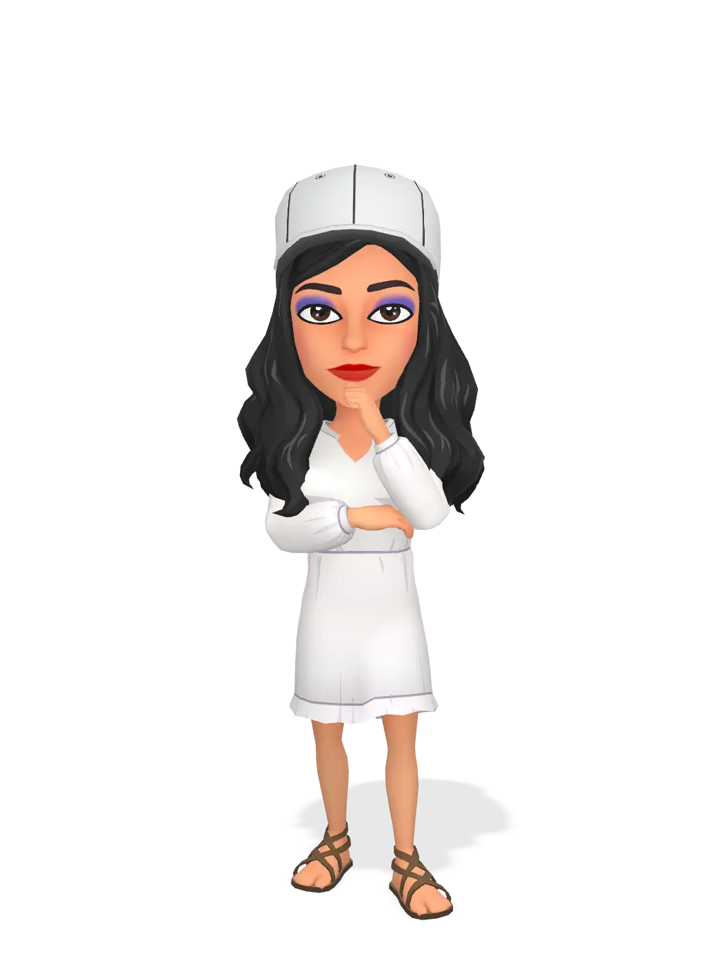 3D Bitmoji for haifaa.alshalan avatar