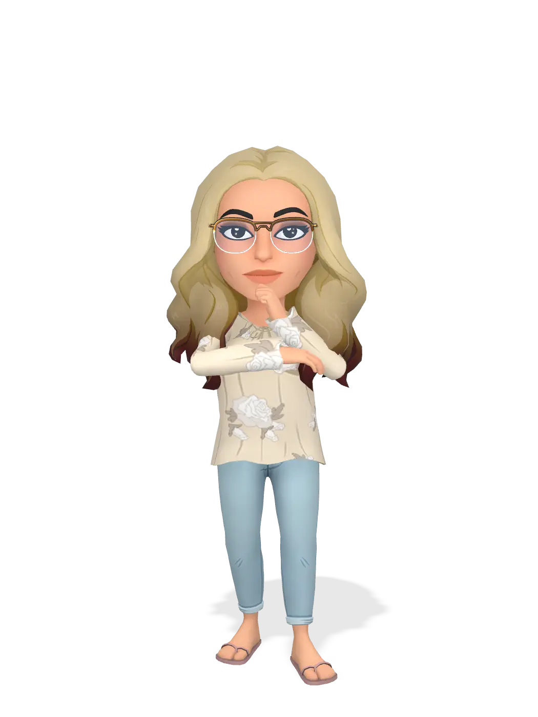 3D Bitmoji for jackswritermom avatar