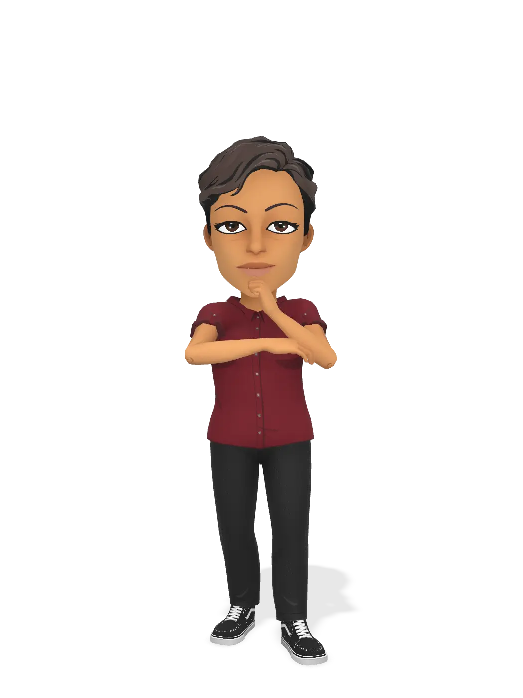 3D Bitmoji for foldenfastpitch avatar