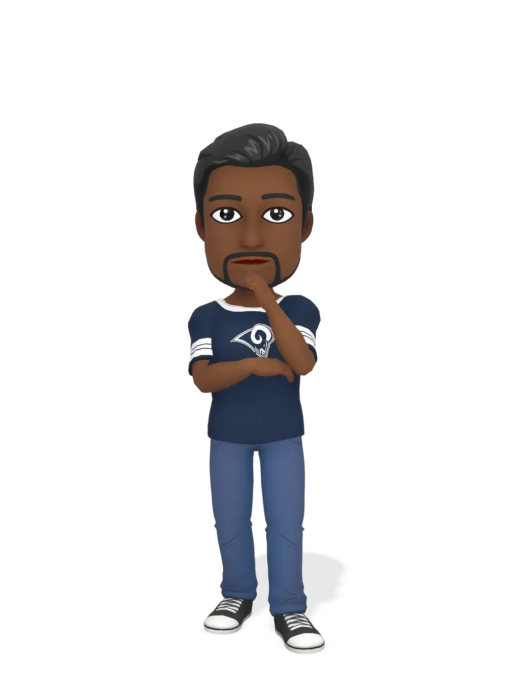 3D Bitmoji for mikalbridges avatar