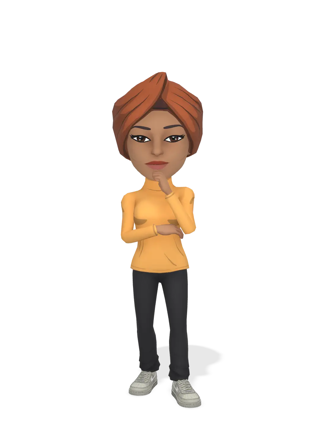 3D Bitmoji for bouchra_ini avatar