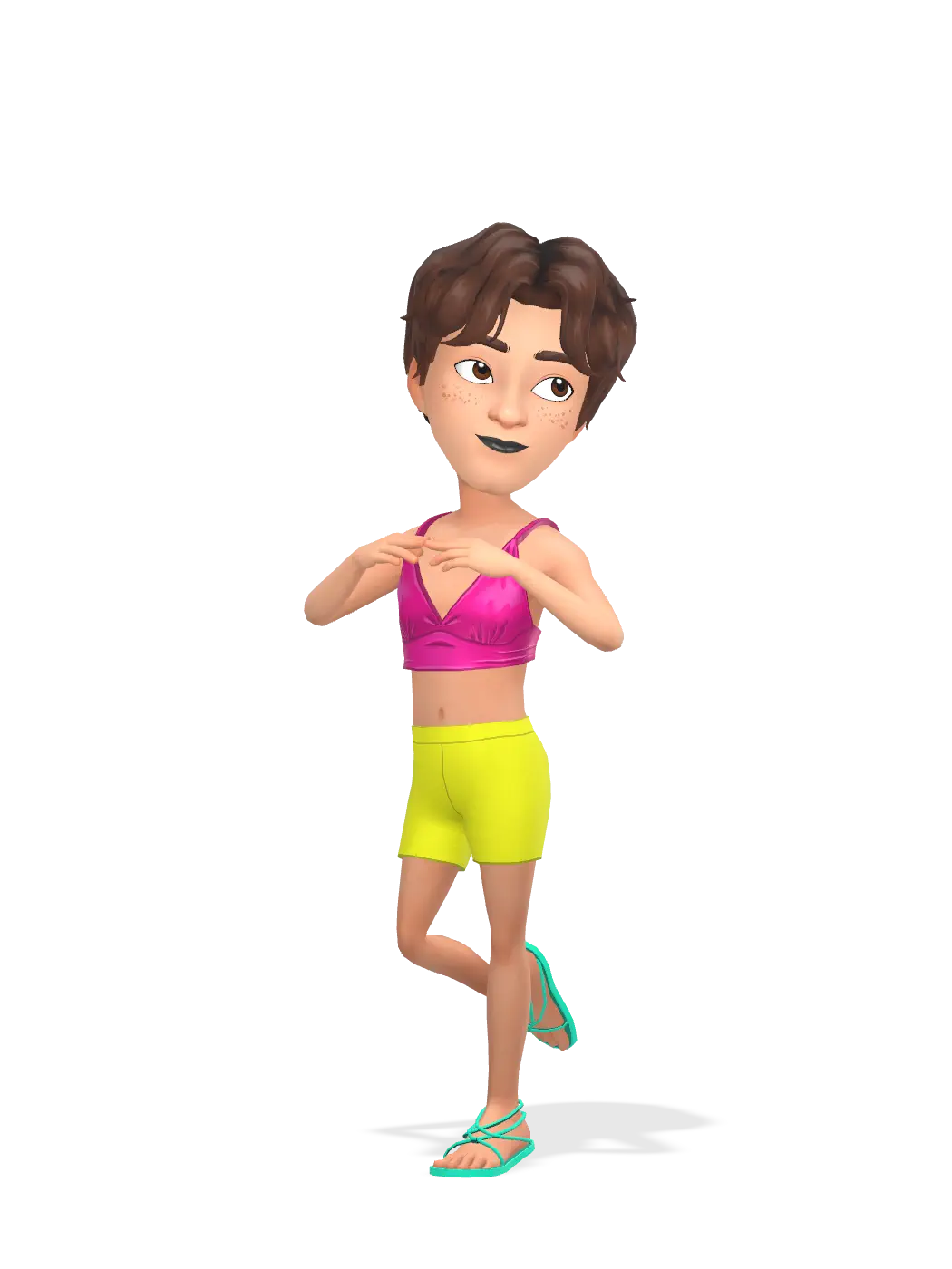 3D Bitmoji for charlie_petersn avatar