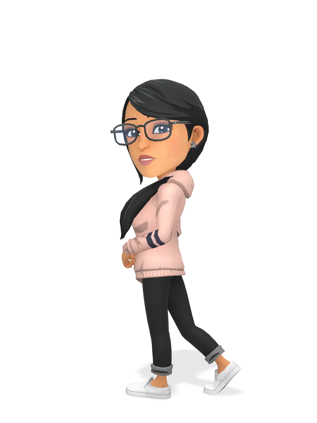 3D Bitmoji for thenerddiva avatar