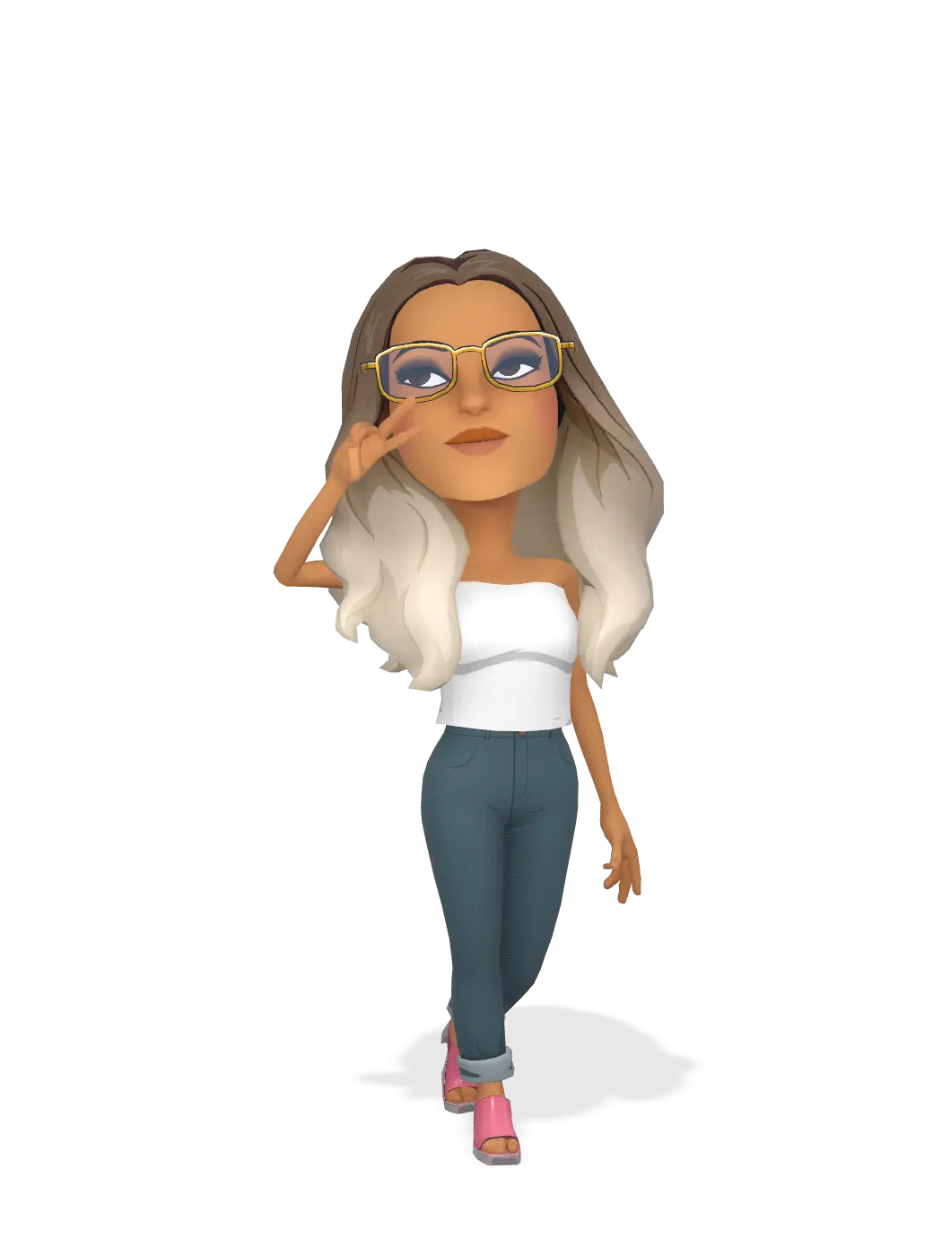 3D Bitmoji for maymakebeauty avatar