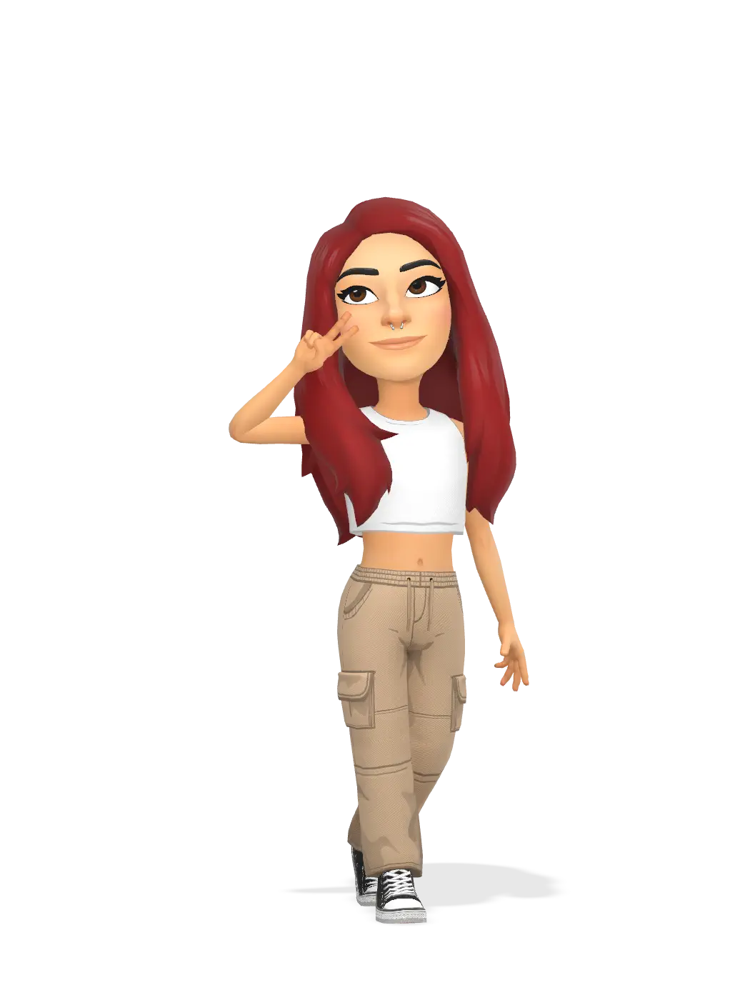 3D Bitmoji for olifka.t avatar