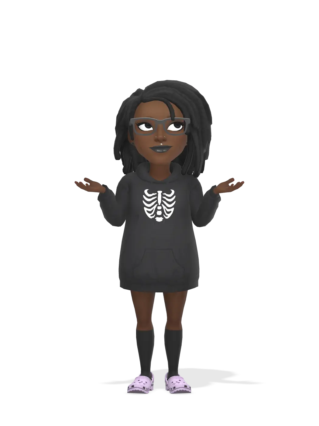 3D Bitmoji for stonedpr1ncess avatar