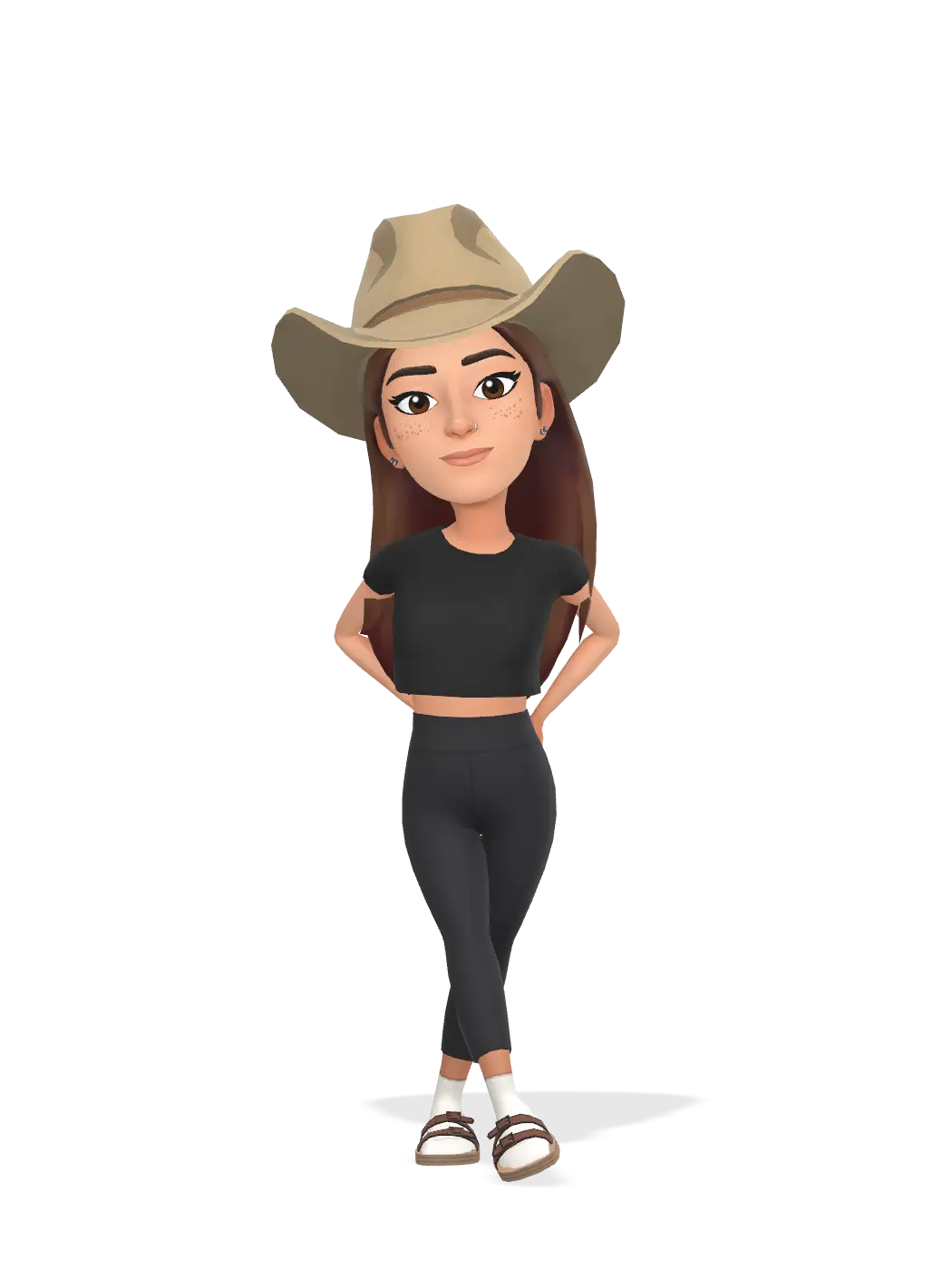 3D Bitmoji for bella.aquing avatar