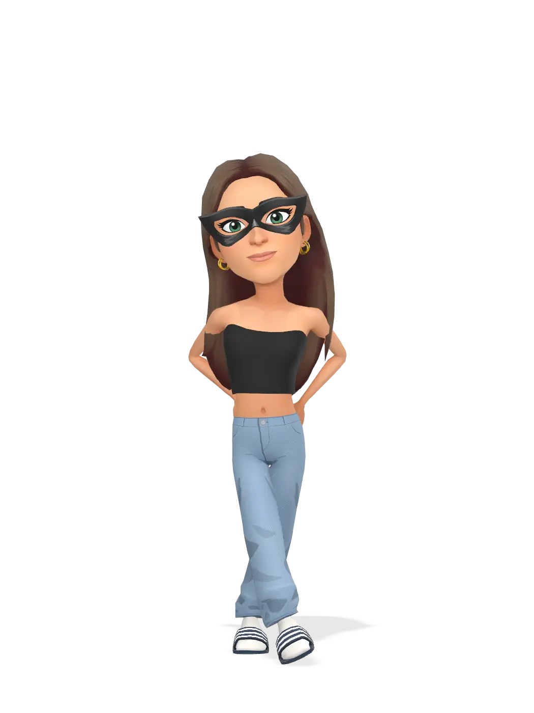 3D Bitmoji for louiseprotin avatar