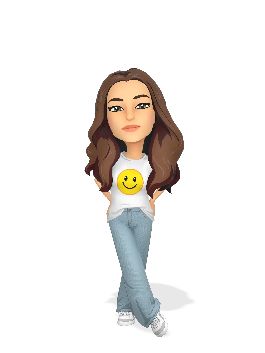 3D Bitmoji for ameena-a avatar