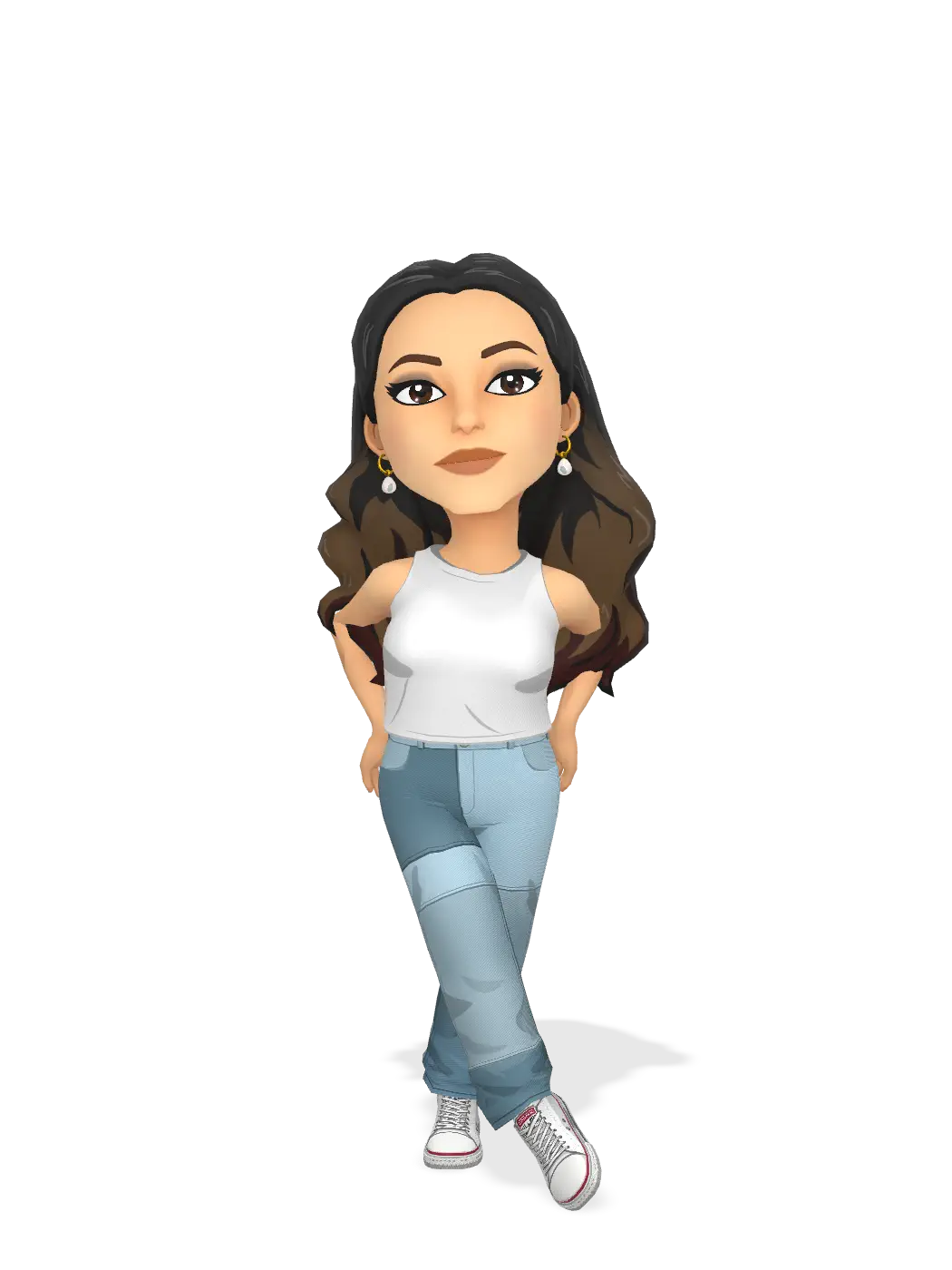 3D Bitmoji for lady-nofa avatar
