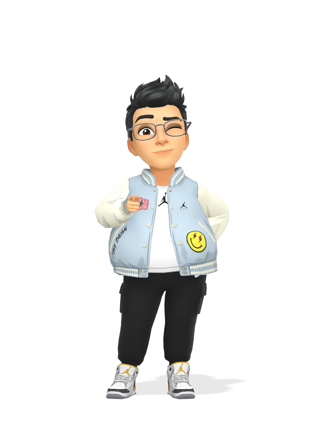 3D Bitmoji for m.melibari1994 avatar