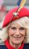 Queen Camilla wears military-inspired...