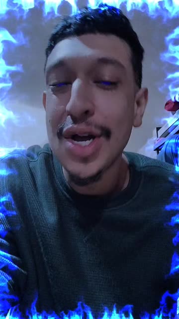 Preview for a Spotlight video that uses the BLUE FLAMES Lens