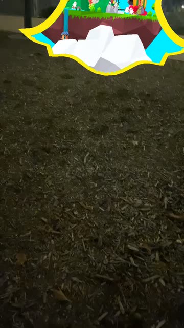 Preview for a Spotlight video that uses the Snapchat Update Lens