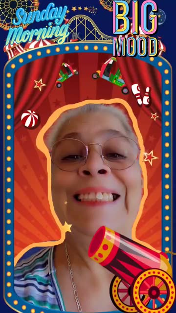 Preview for a Spotlight video that uses the Circus Fun Lens