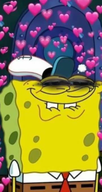 Preview for a Spotlight video that uses the smirk spongebob Lens