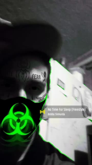Preview for a Spotlight video that uses the Toxic Tattoos Lens