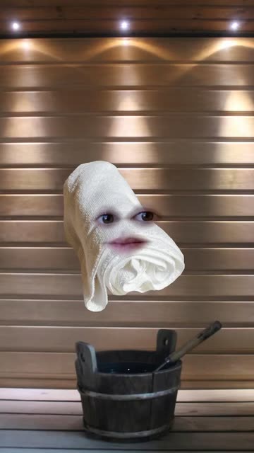 Preview for a Spotlight video that uses the sauna towel Lens
