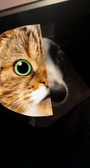 Preview for a Spotlight video that uses the Spirit Animal Lens