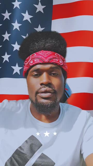 Preview for a Spotlight video that uses the American Flag Background Lens